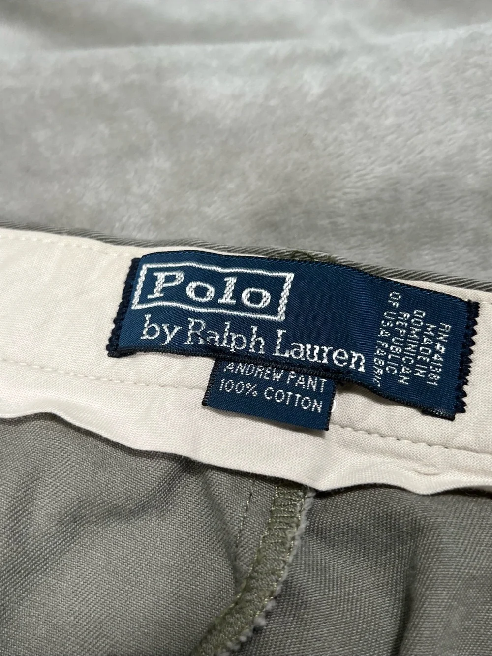 Vintage Polo Ralph Lauren Andrew Pants Mens 34x29 Green Preppy Pleated Baggy Y2K